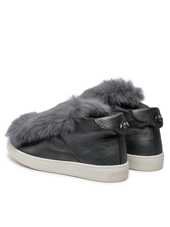 GINO ROSSI Sneakersy Gino Rossi Mariko DTH601-W69-0210-8585-F Sivá