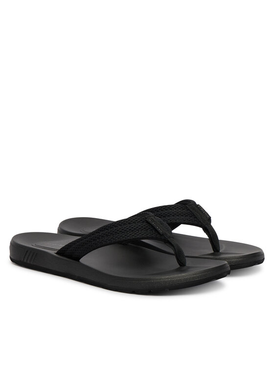 Tommy Hilfiger Infradito Tommy Hilfiger Molded Padded Hilfiger B Sandal FM0FM05901 Nero