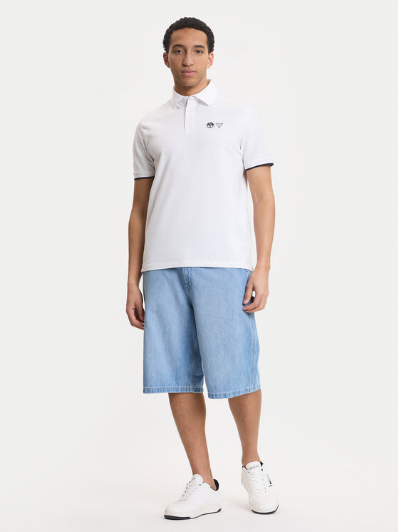 Guess Guess Polo M6GP47 K3323 Blanco Regular Fit