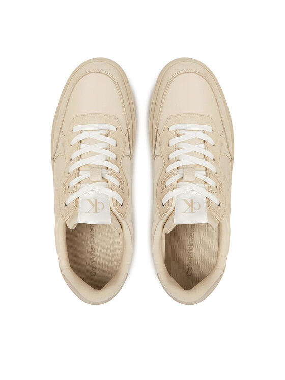 Calvin Klein Jeans Tenisice Calvin Klein Jeans Classic Cupsole Mg Wmm YM0YM01153 Bež