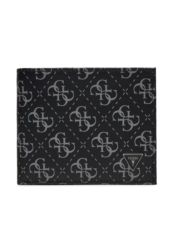 Guess Гаманець Guess Vezzola Leather Slg SMVELE LEA20 Чорний