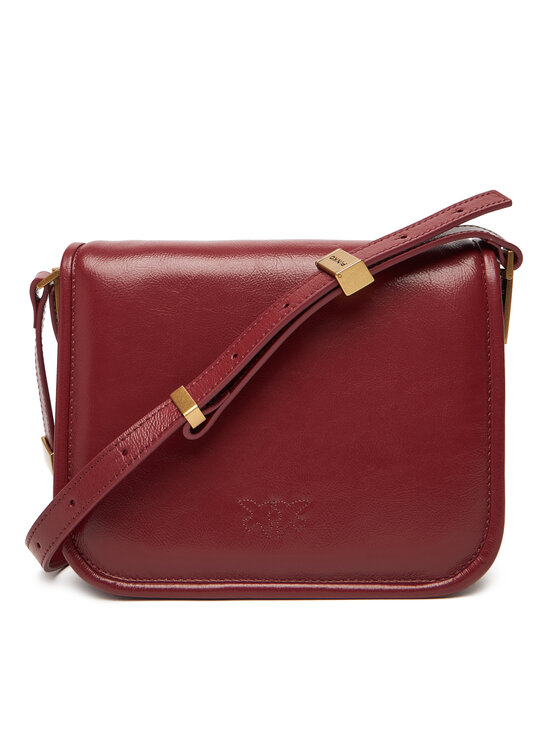 PINKO Kabelka PINKO Love Box Bag Fl Mini PE 25 PLTT 104297 A26J Bordová