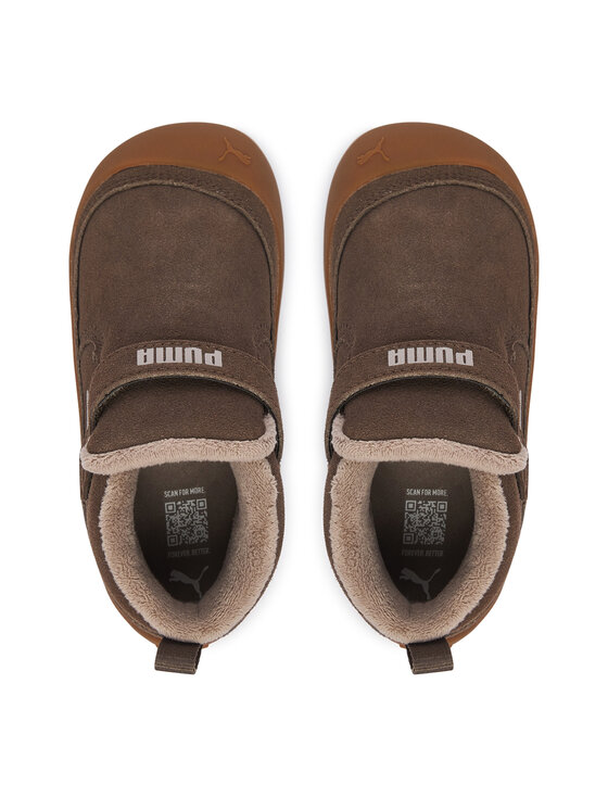 Puma Trzewiki Puma Kitten Mid Premium V Inf 407459 Brązowy