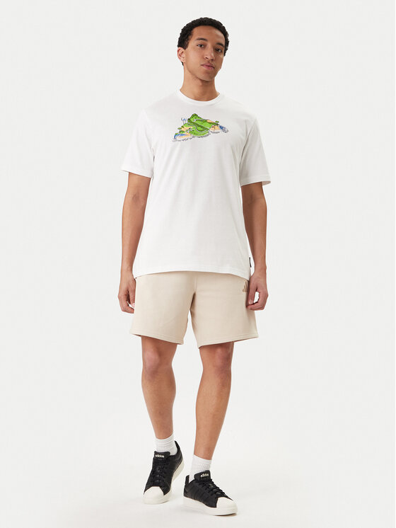 adidas adidas Camiseta Novelty Mini Graphic JZ5037 Blanco Regular Fit
