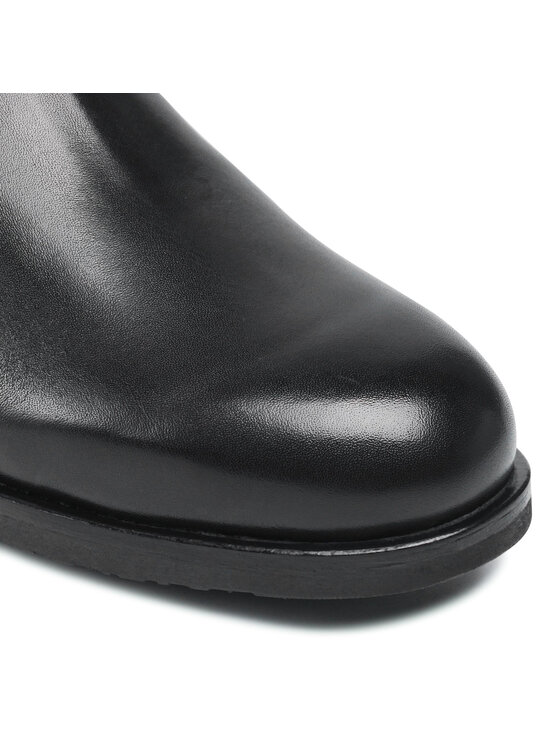 Tommy Hilfiger Μποτάκια Tommy Hilfiger Th Hardware On Belt Flat Boot FW0FW05967 Μαύρο