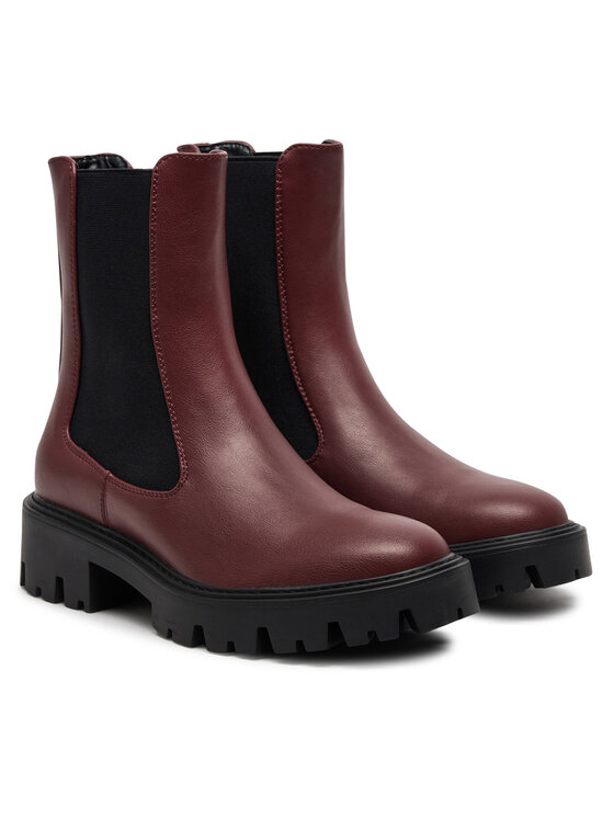ONLY Shoes Kotníková obuv s elastickým prvkem ONLY Shoes Onlbetty-1 15272047 Bordó