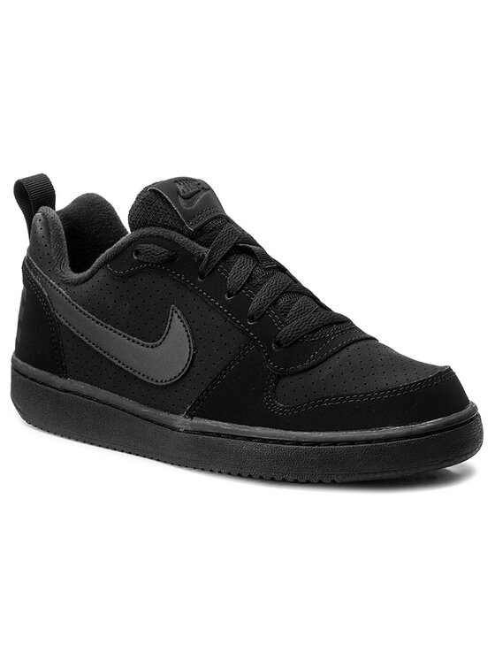 Nike Sneakersy Nike Court Borough Low (GS) 839985 001 Čierna