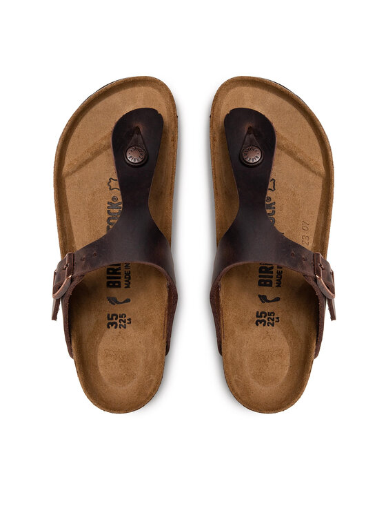 Birkenstock Žabky Birkenstock Gizeh Bs 0743833 Hnědá