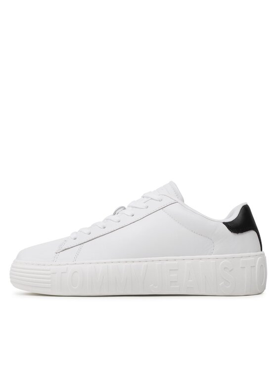 Tommy Jeans Zapatillas Tommy Jeans Leather Outsole EM0EM01159 Blanco