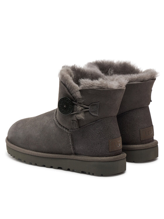 Ugg Снігоходи Ugg W Mini Bailey Button II 1016422 Сірий