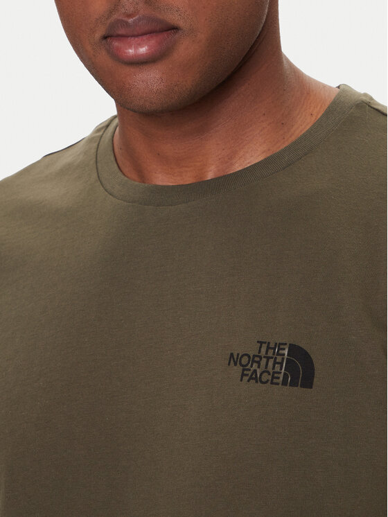 The North Face The North Face Camiseta Box Nse Edge Of Light NF0A8E3H Verde Regular Fit