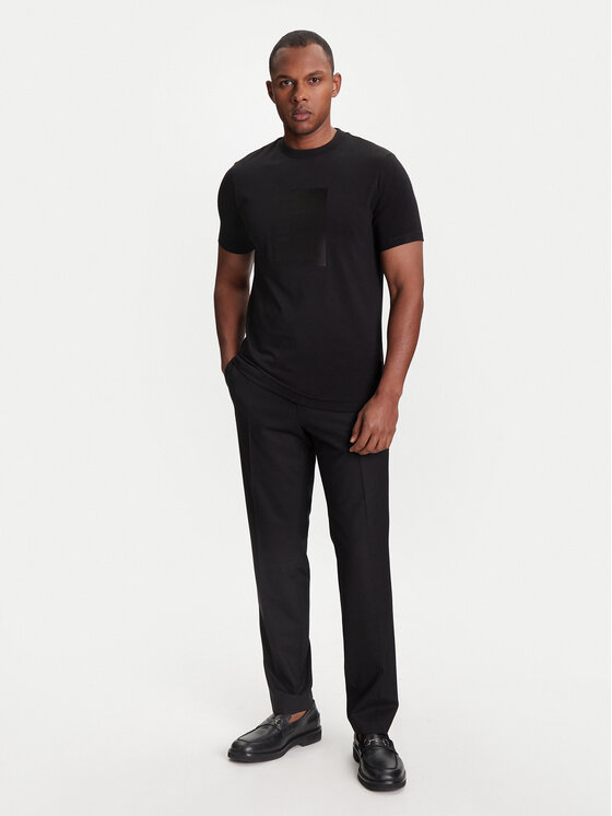KARL LAGERFELD KARL LAGERFELD Póló 755038 553235 Fekete Regular Fit