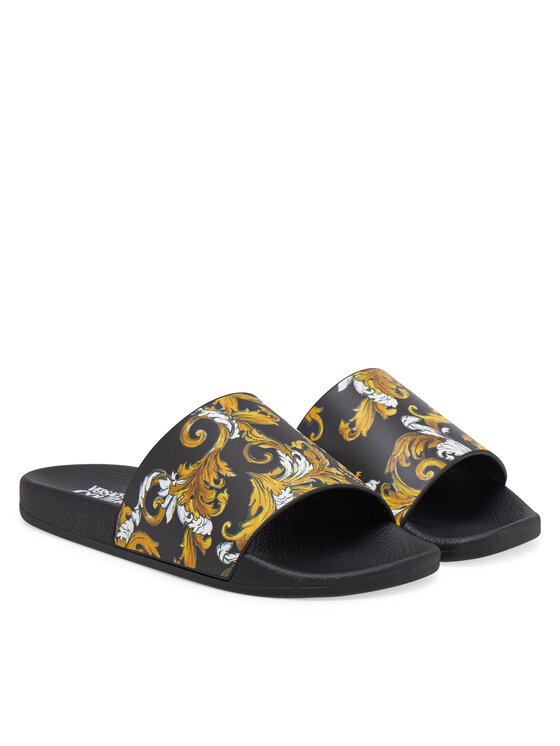 Versace Jeans Couture Шльопанці Versace Jeans Couture 78VA3SQ3 Чорний