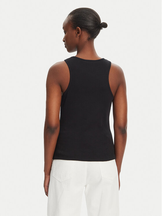 TWINSET TWINSET Топ 251TT2400 Чорний Slim Fit