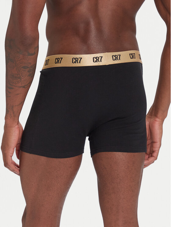 Cristiano Ronaldo CR7 Cristiano Ronaldo CR7 Conjunto de calzoncillos boxer 8104-49 Negro