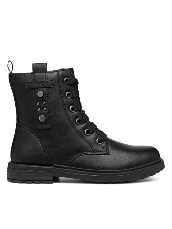 Geox Kozačky Geox Jr Eclair J469QM 0009F C9999 M Černá