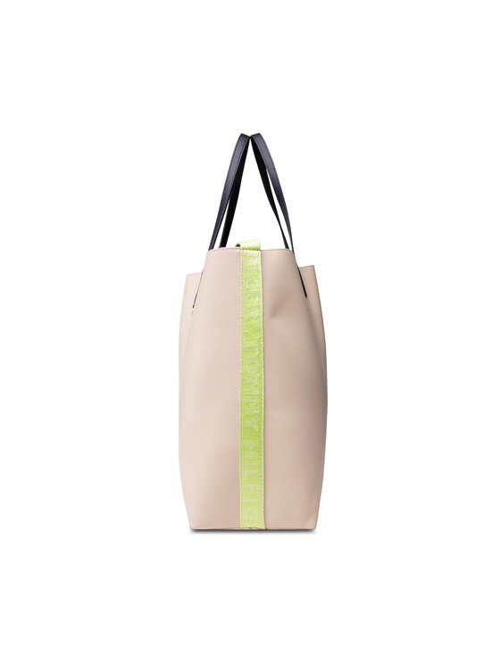 Tommy Hilfiger Bolso Tommy Hilfiger Iconic Tommy Tote Sign AW0AW10088 Beis