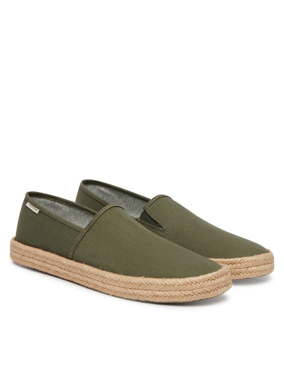 Calvin Klein Espadrile Calvin Klein Ess Espadrille Cv HM0HM02076 Zelena
