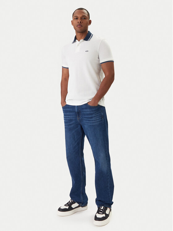 Armani Exchange Armani Exchange Polo XM002350 AF10366 U0009 Blanco Regular Fit