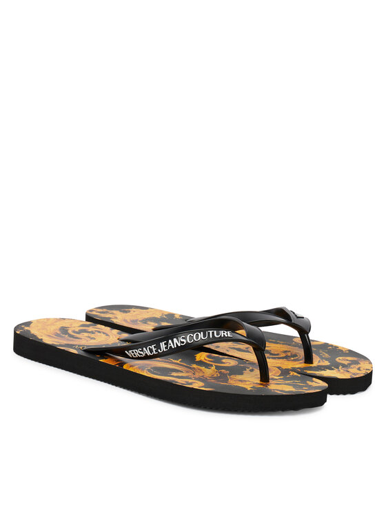 Versace Jeans Couture В'єтнамки Versace Jeans Couture 80YA3SQ7 ZSS80 Чорний