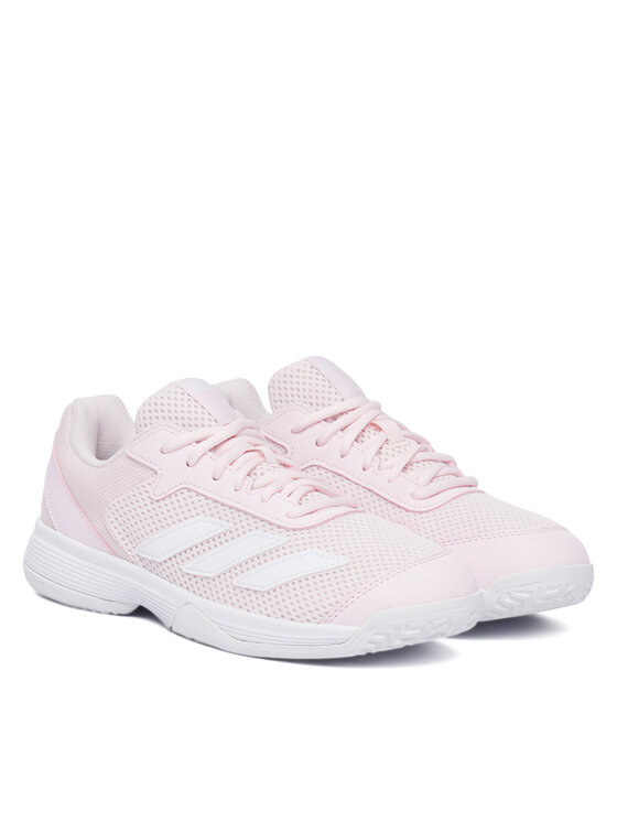 adidas Boty na tenis adidas Courtflash Tennis Shoes Kids KK3866 Světle růžová