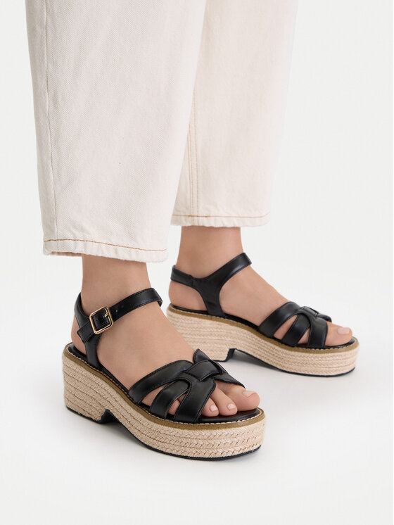 JENNY Espadrilles JENNY CEO-HJY020445A-1 Fekete
