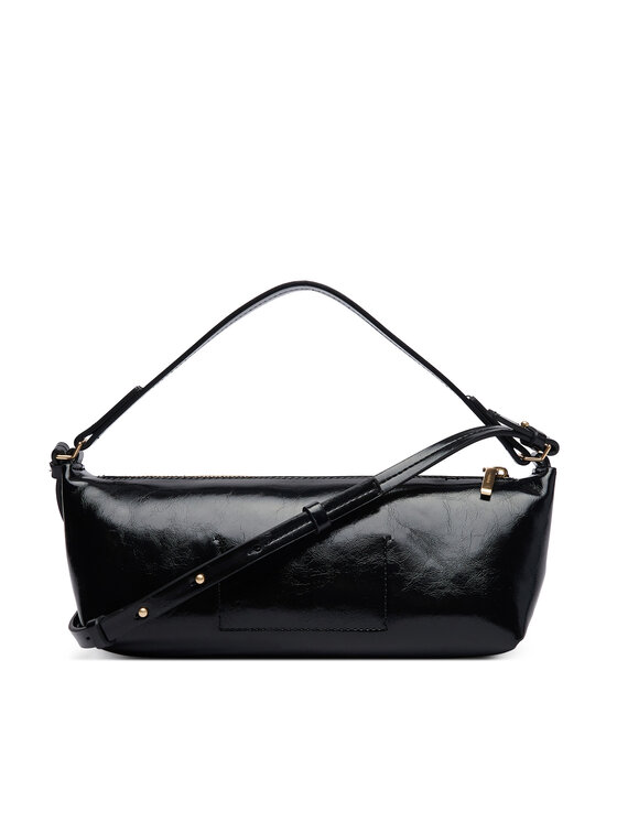 Calvin Klein Дамска чанта Calvin Klein Foil Logo Glossy LV04F3738G Черен