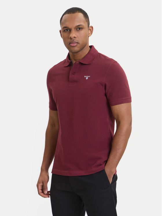 Barbour Barbour Polo Tartan MML0012RE53 Bordeaux Tailored Fit
