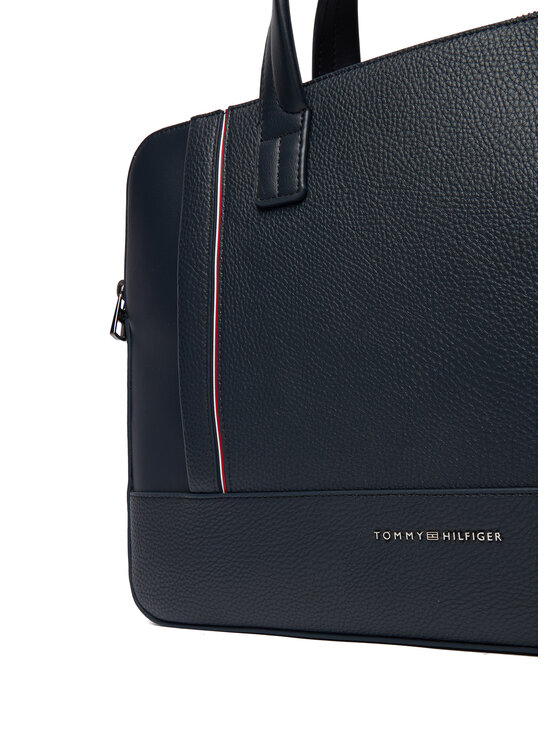 Tommy Hilfiger Torba za laptop Tommy Hilfiger Th Central Slim Computer Bag AM0AM13631 Tamnoplava
