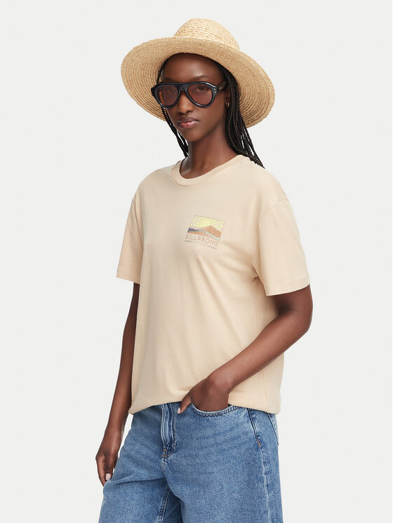 Billabong Billabong Camiseta Sun Phased EBJZT00423 Beis Oversize