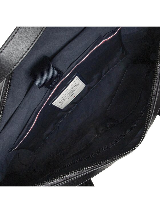 Tommy Hilfiger Taška na laptop Tommy Hilfiger Midtown Pu Computer Bag AM0AM09545 Čierna