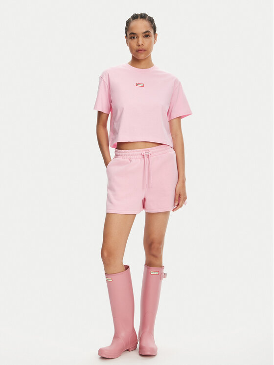 Hunter Hunter Футболка Abby HARW0059251 Рожевий Boxy Fit