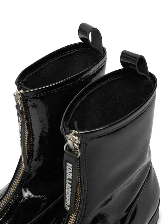 Karl Lagerfeld Kids Členková obuv Karl Lagerfeld Kids Z30305 M Čierna