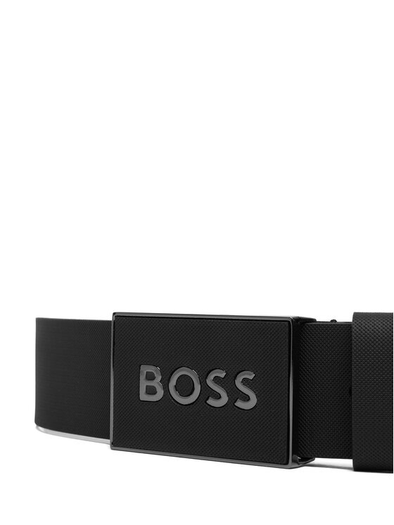 BOSS Чоловічий ремінь BOSS 50471333 Чорний