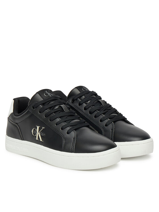 Calvin Klein Jeans Sneakers Calvin Klein Jeans Classic Cupsole Mono Lth Wn YW0YW01902 Negru