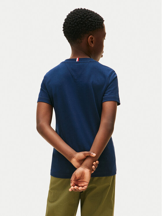 Tommy Hilfiger Tommy Hilfiger Camiseta Monotype Print KB0KB10051 D Azul marino Regular Fit