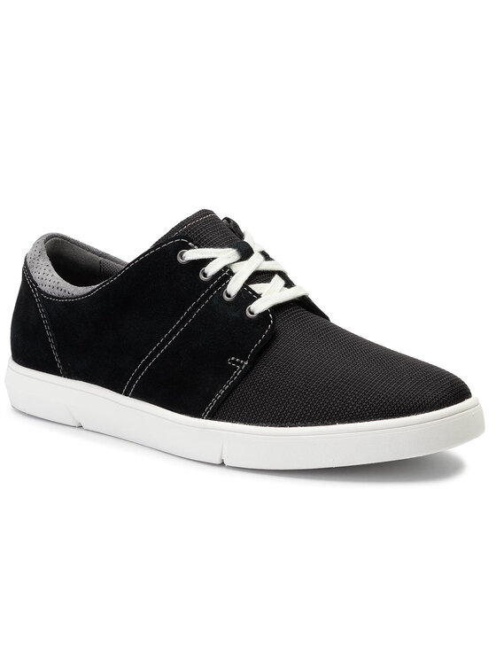 Clarks Snīkeri Clarks Landry Edge 261398547 Melns