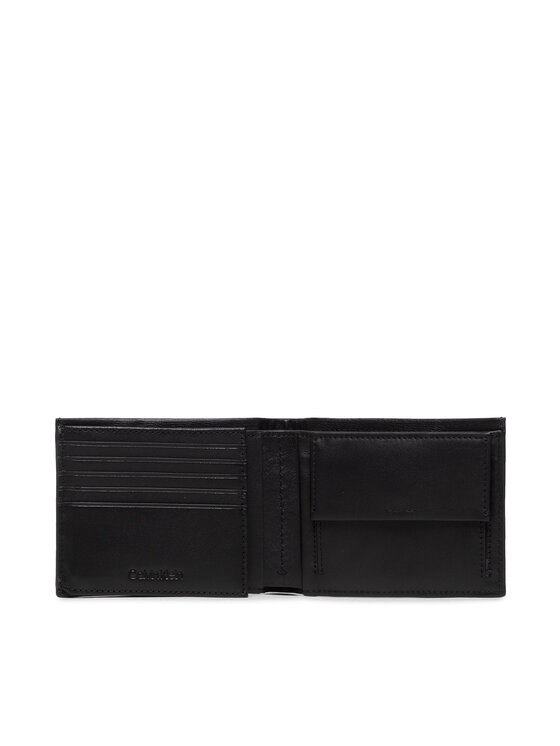 Calvin Klein Peňaženka Calvin Klein Minimalism Trfold I0Cc W/Coin K50K507394 Čierna