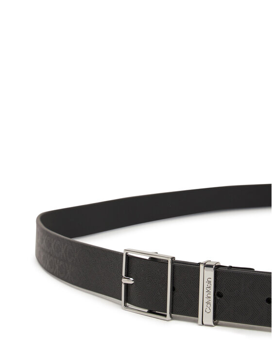 Calvin Klein Dámsky opasok Calvin Klein Branded Loop Square Belt 2.5_Mn K60K613244 Čierna