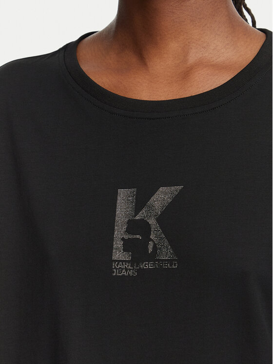 Karl Lagerfeld Jeans Karl Lagerfeld Jeans Camiseta B3W17018 Negro Regular Fit