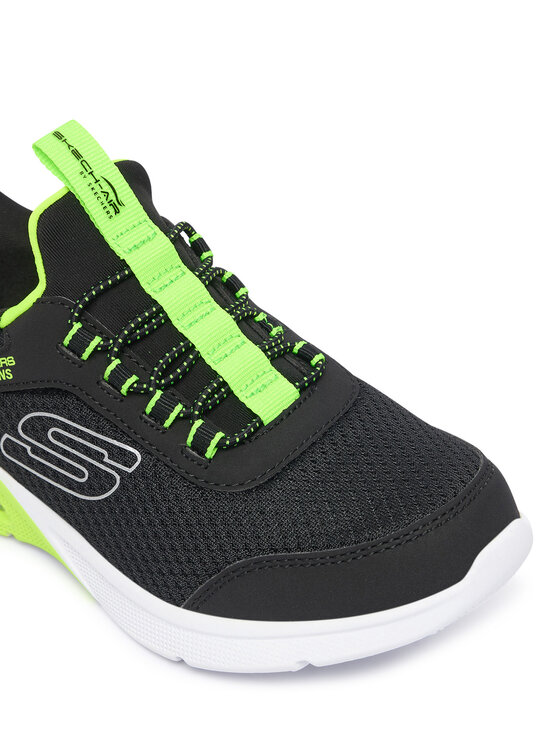 Skechers Снікерcи Skechers MICROSPEC MAX - BRISK-STRIPE 403890L/BKLM Чорний