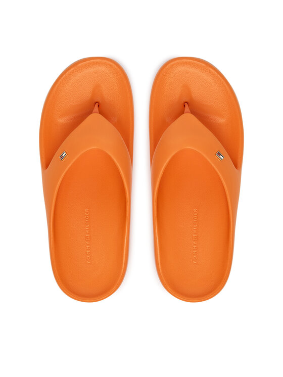 Tommy Hilfiger Flip flop Tommy Hilfiger FW0FW09200 Portocaliu