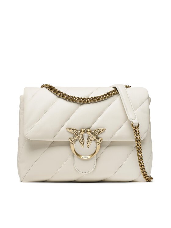PINKO Ročna torba PINKO Love Big Puff Cl. PE 23 PLTT 100037 A0F2 Écru