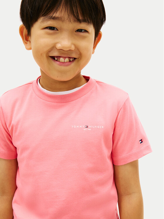Tommy Hilfiger Tommy Hilfiger Camiseta KS0KS00661 Rosa claro Regular Fit