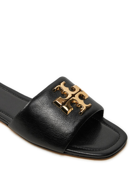 Tory Burch Шльопанці Tory Burch Eleanor Slide 157966 Чорний