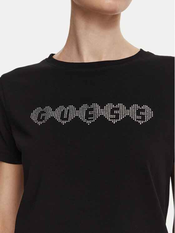 Guess Guess Футболка V6YI08 K4689 Чорний Regular Fit