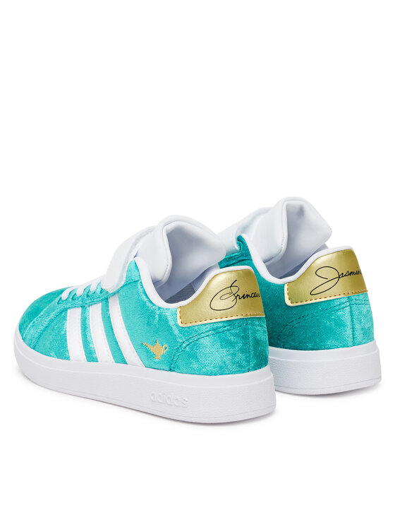 adidas Снікерcи adidas Disney Jasmine Grand Court 2.0 JR4919 Бірюзовий