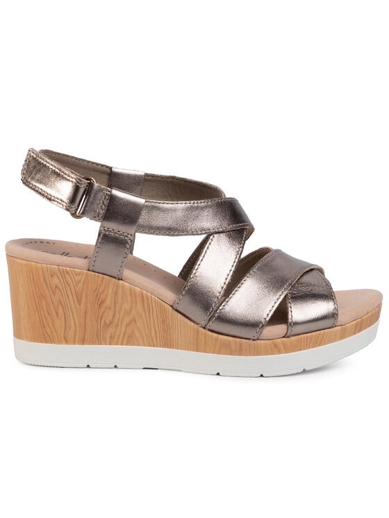 Clarks Σανδάλια Clarks Cammy Blossom 261406024 Ασημί