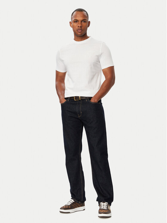 Guess Guess T-shirt M6BI49 K6186 Bijela Slim Fit