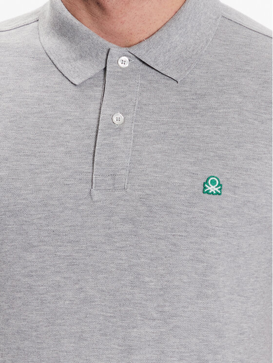 United Colors Of Benetton United Colors Of Benetton Polo 3089J3179 Γκρι Regular Fit